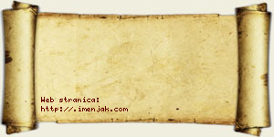 Dijana Bećković vizit kartica